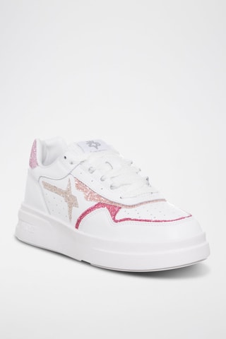 Baskets en nubuck - Blanc