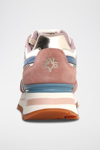 Baskets en nubuck - Rose