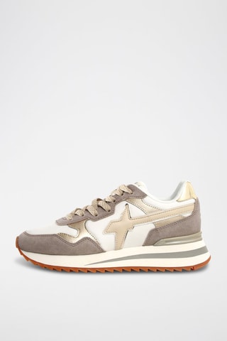 Baskets en nubuck - Taupe