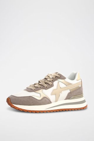 Baskets en nubuck - Taupe