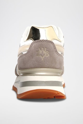 Baskets en nubuck - Taupe