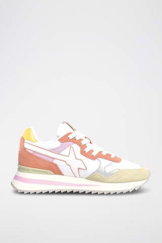 Baskets en nubuck - Blanc