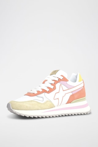 Baskets en nubuck - Blanc