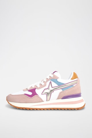 Baskets en nubuck - Blanc