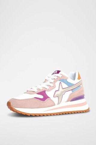 Baskets en nubuck - Blanc