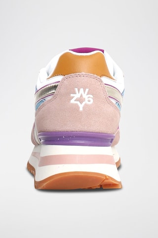 Baskets en nubuck - Blanc