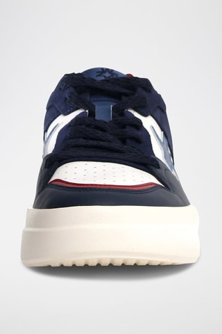 Baskets en cuir - Bleu marine