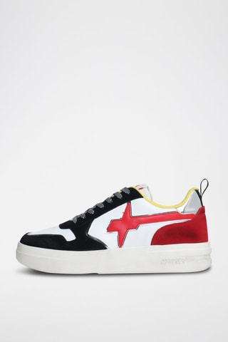 Baskets en nubuck - Blanc