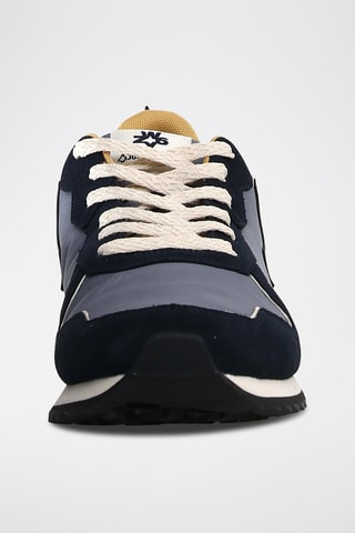 Baskets en nubuck - Bleu marine