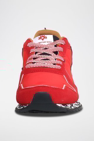 Baskets en nubuck - Rouge