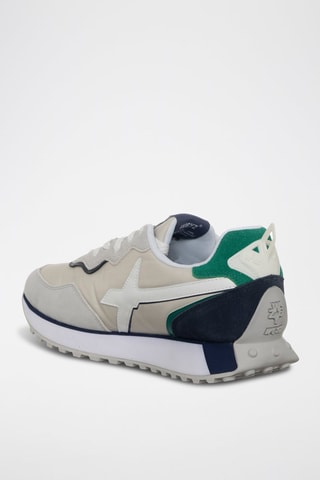 Baskets en nubuck - Gris clair