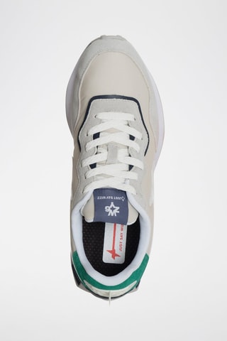 Baskets en nubuck - Gris clair