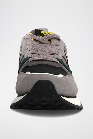 Baskets en nubuck - Gris foncé et anthracite