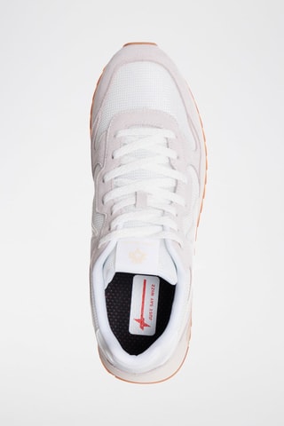 Baskets en nubuck - Blanc