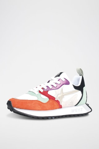 Baskets en nubuck - Orange