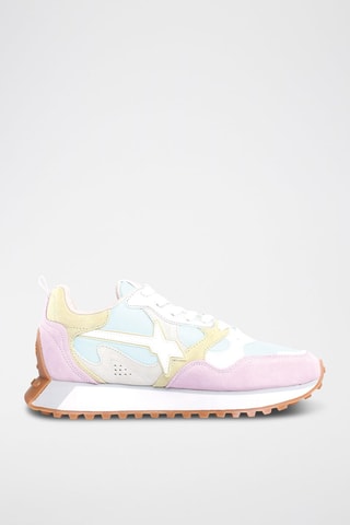 Baskets en nubuck - Mauve