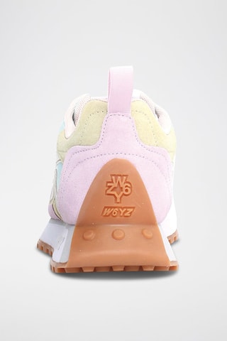 Baskets en nubuck - Mauve