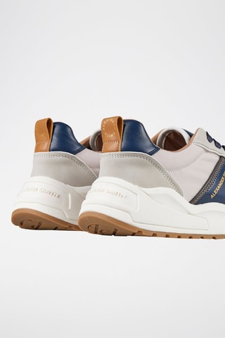 Baskets - Gris clair et bleu marine