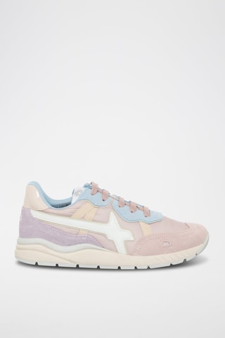 Baskets en cuir de veau Breeze - Rose