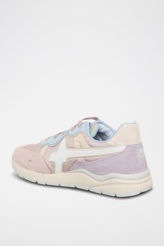 Baskets en cuir de veau Breeze - Rose