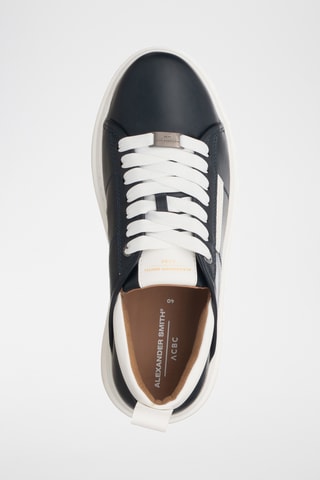 Baskets plateformes - Bleu nuit