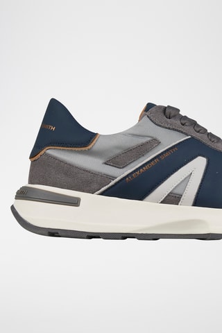 Baskets en cuir - Gris clair