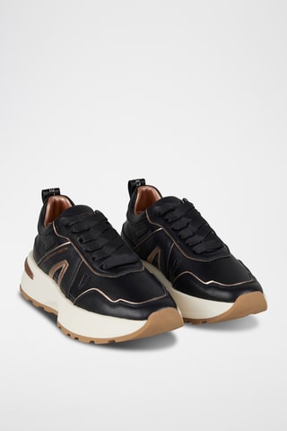 Baskets en cuir - Noir