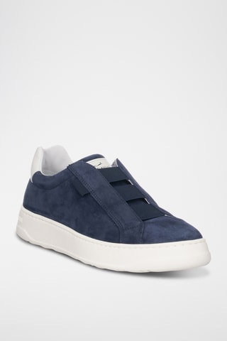 Slip-on en cuir - Bleu marine