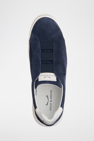 Slip-on en cuir - Bleu marine