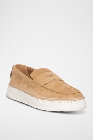 Mocassins en nubuck - Camel