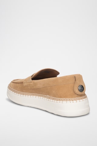 Mocassins en nubuck - Camel