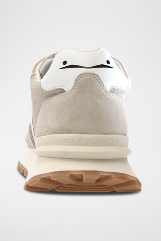 Baskets en cuir - Gris et blanc