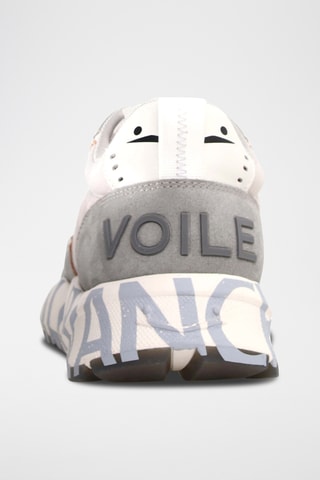 Baskets en cuir - Gris et marron