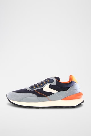 Baskets en nubuck - Gris clair