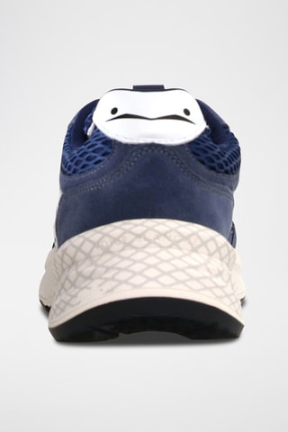 Baskets en nubuck - Bleu marine