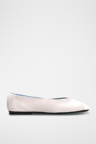 Ballerines en cuir - Blanc