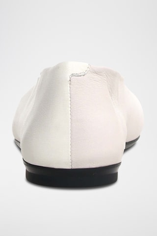 Ballerines en cuir - Blanc