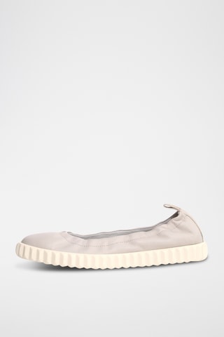 Slippers en cuir - Blanc