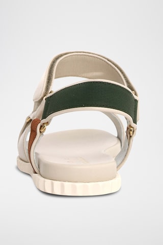 Sandales en cuir - Camel foncé