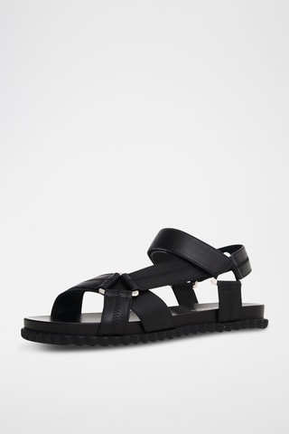 Sandales en cuir - Noir