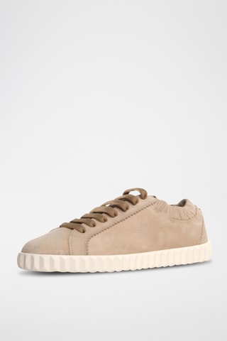 Baskets en nubuck - Beige