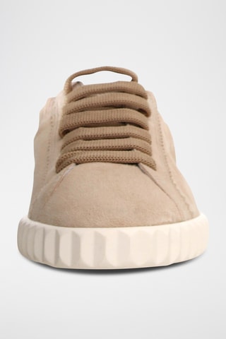 Baskets en nubuck - Beige