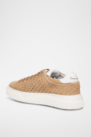 Baskets en nubuck - Camel