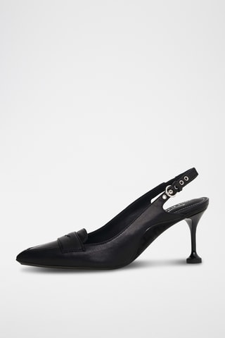 Escarpins en cuir - Noir