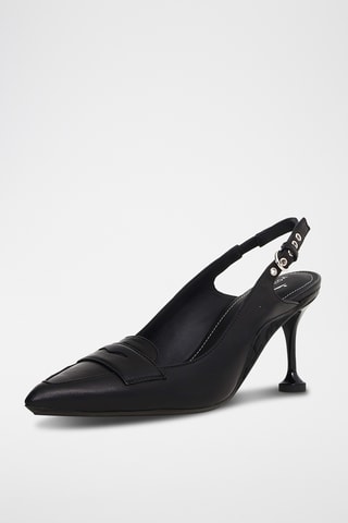 Escarpins en cuir - Noir