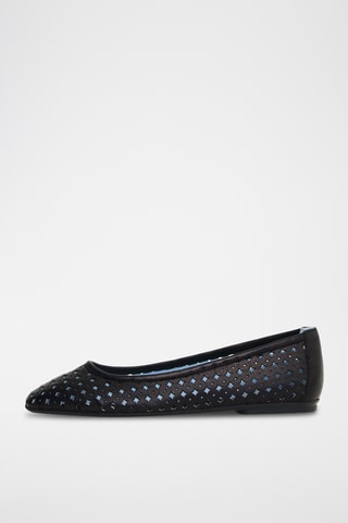 Ballerines en cuir nappa - Noir