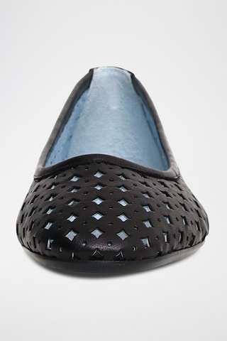 Ballerines en cuir nappa - Noir