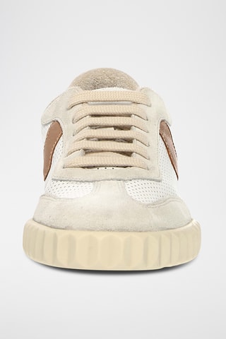 Baskets en nubuck - Blanc