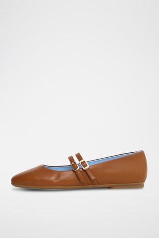 Babies en cuir nappa - Marron