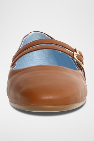 Babies en cuir nappa - Marron